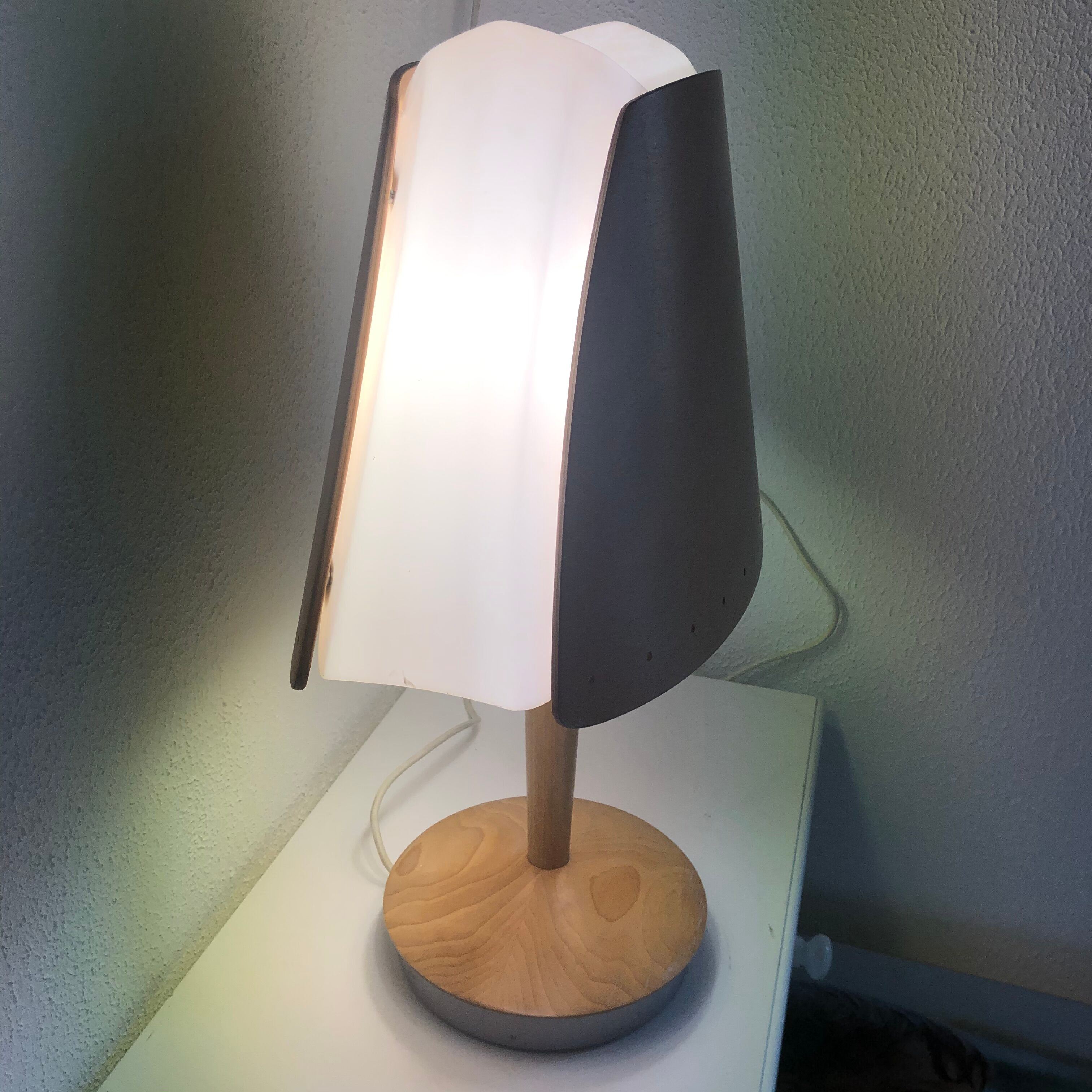 Lucid Soren Eriksen vintage table lamp 1980 - 65 cm