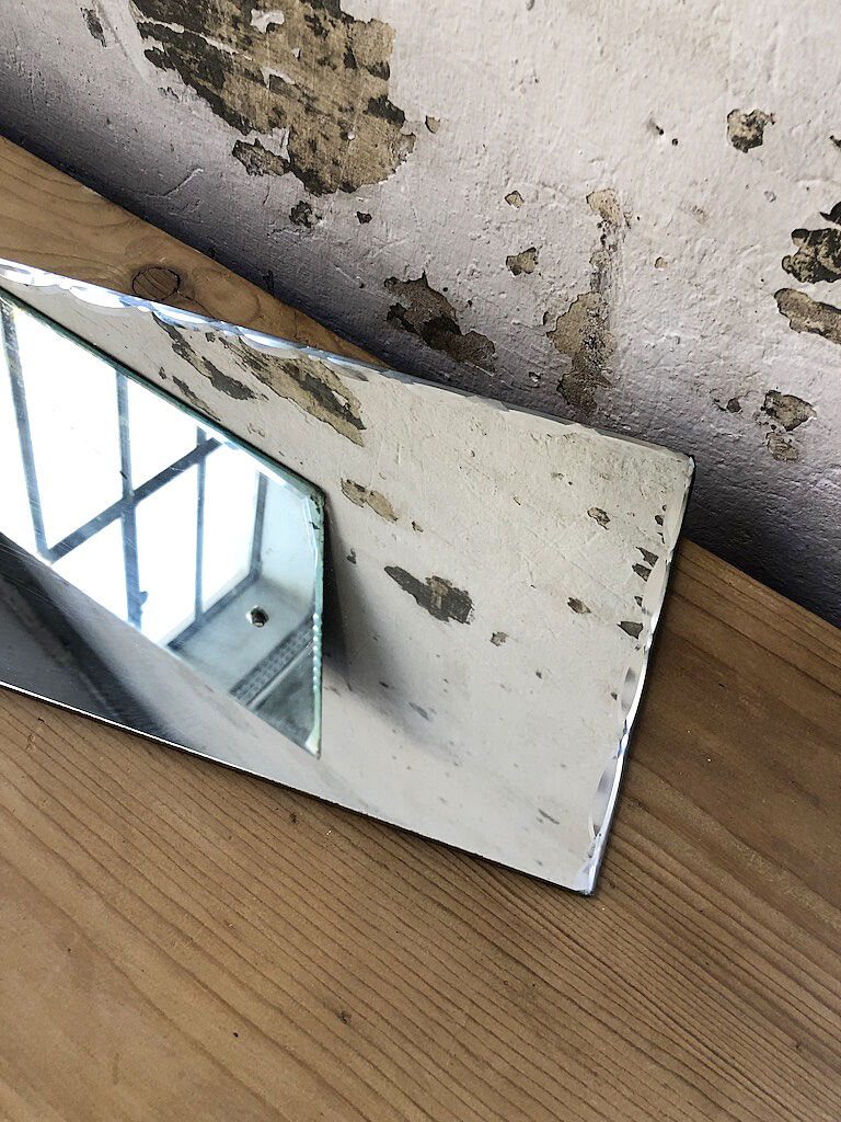 Miroir biseauté années 50 18x70cm