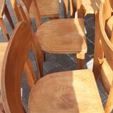 Set of 10 bistro chairs