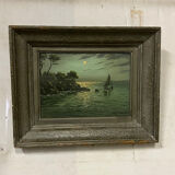 Oil on panel