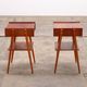 A set of teak bedside tables AB Carlstrom and Sweden from the 1960s