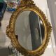 Baroque oval mirror 44 x 60cm