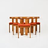 Dining chairs by Luigi Vaghi for Former, set of 6, 1960s
