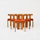 Dining chairs by Luigi Vaghi for Former, set of 6, 1960s