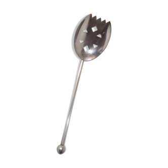 Silver metal ice spoon