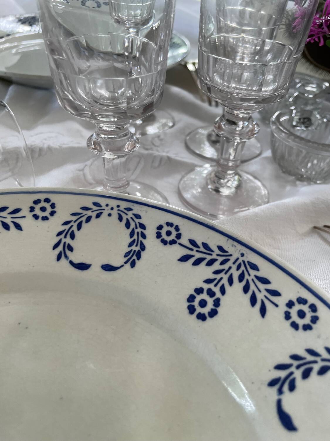 4 Luneville flat plates dating from 1890