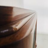 Art Deco display case in mahogany and veneer, 20th century