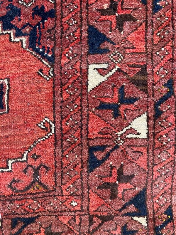 Old Afghan Turkmen carpet 85x148 cm