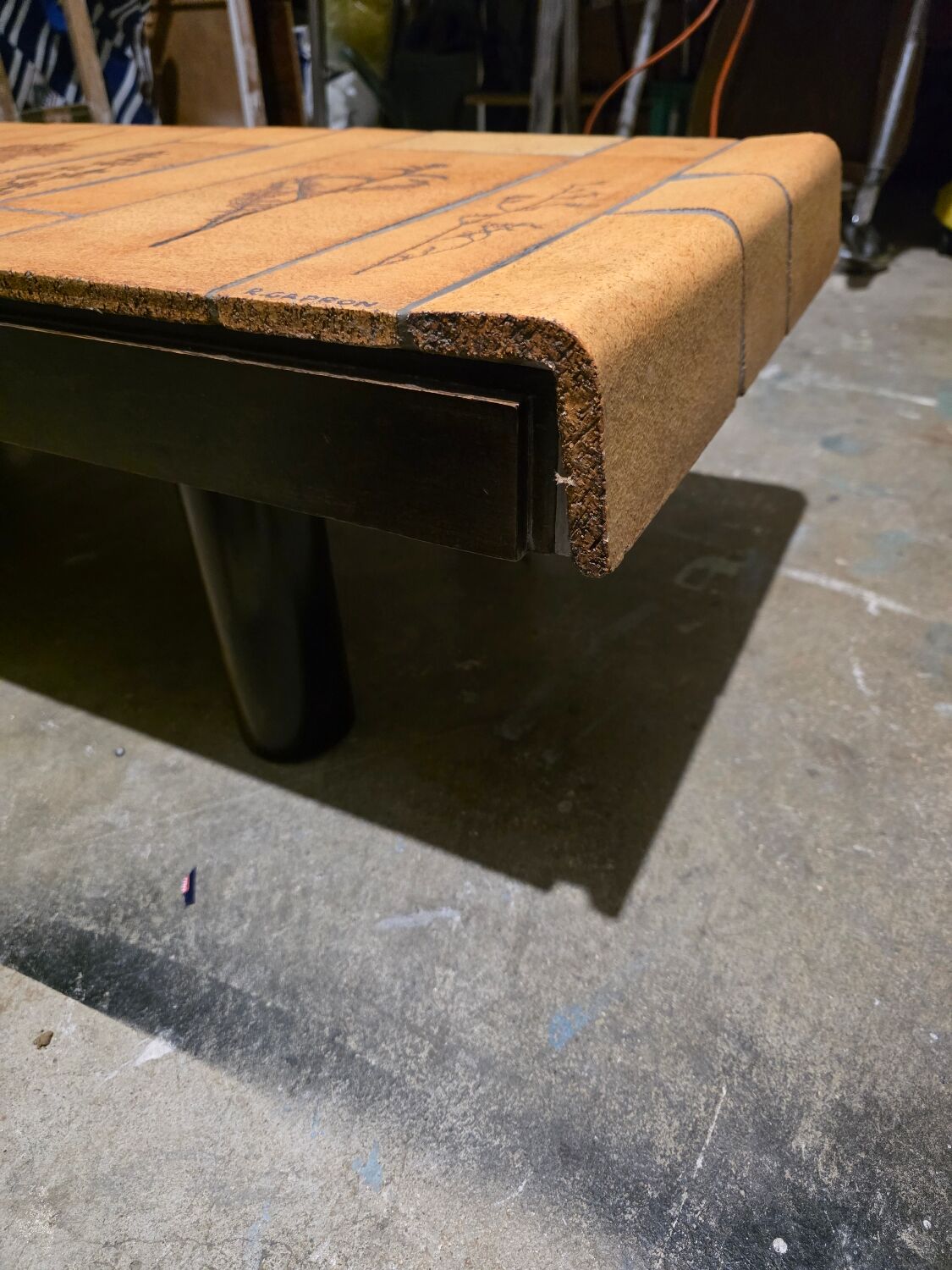 Ceramic wood coffee table CAPRON