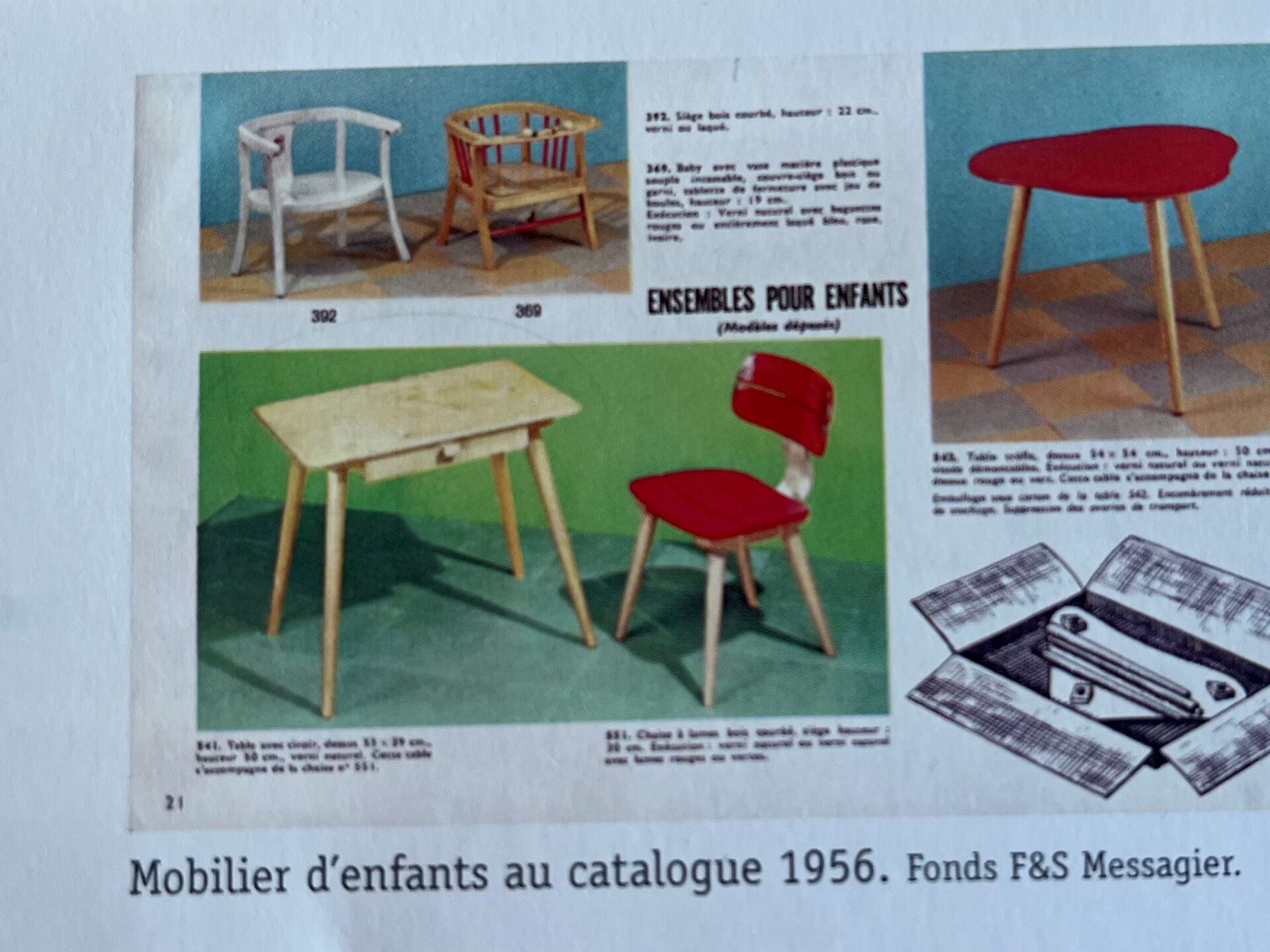 Baumann children's armchair