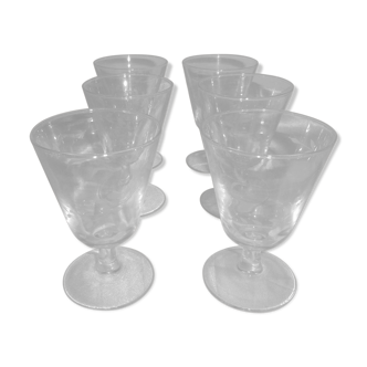 Set de 6 verres à vin