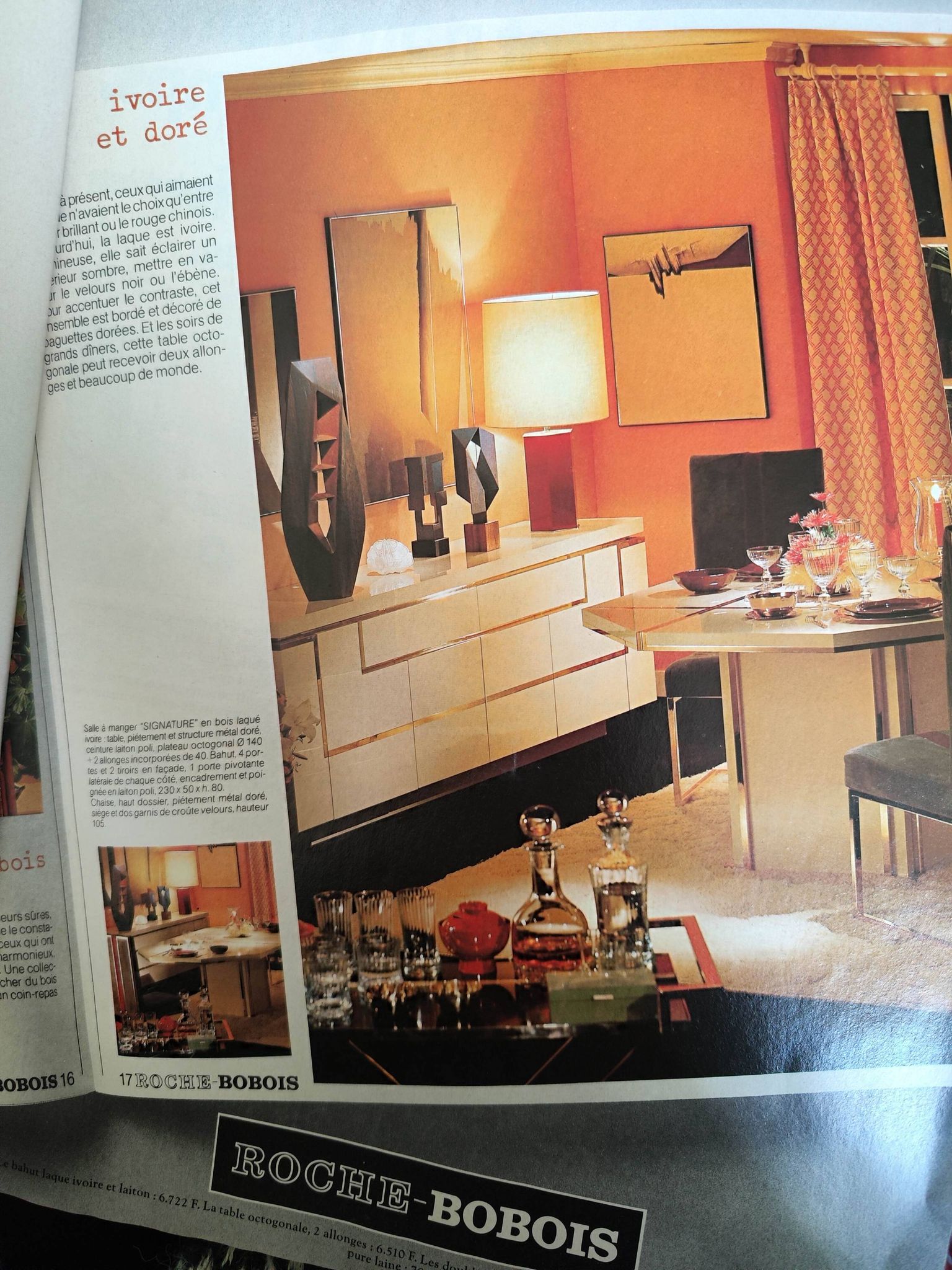 Rare Roche Bobois coffee table from the 1970s.