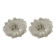 Lot of 2 Murano Style Glass Sputnik Chandelier Flush Mount, Mazzega Zuccher