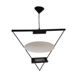 Chandelier design halogen metal Lucien Gau