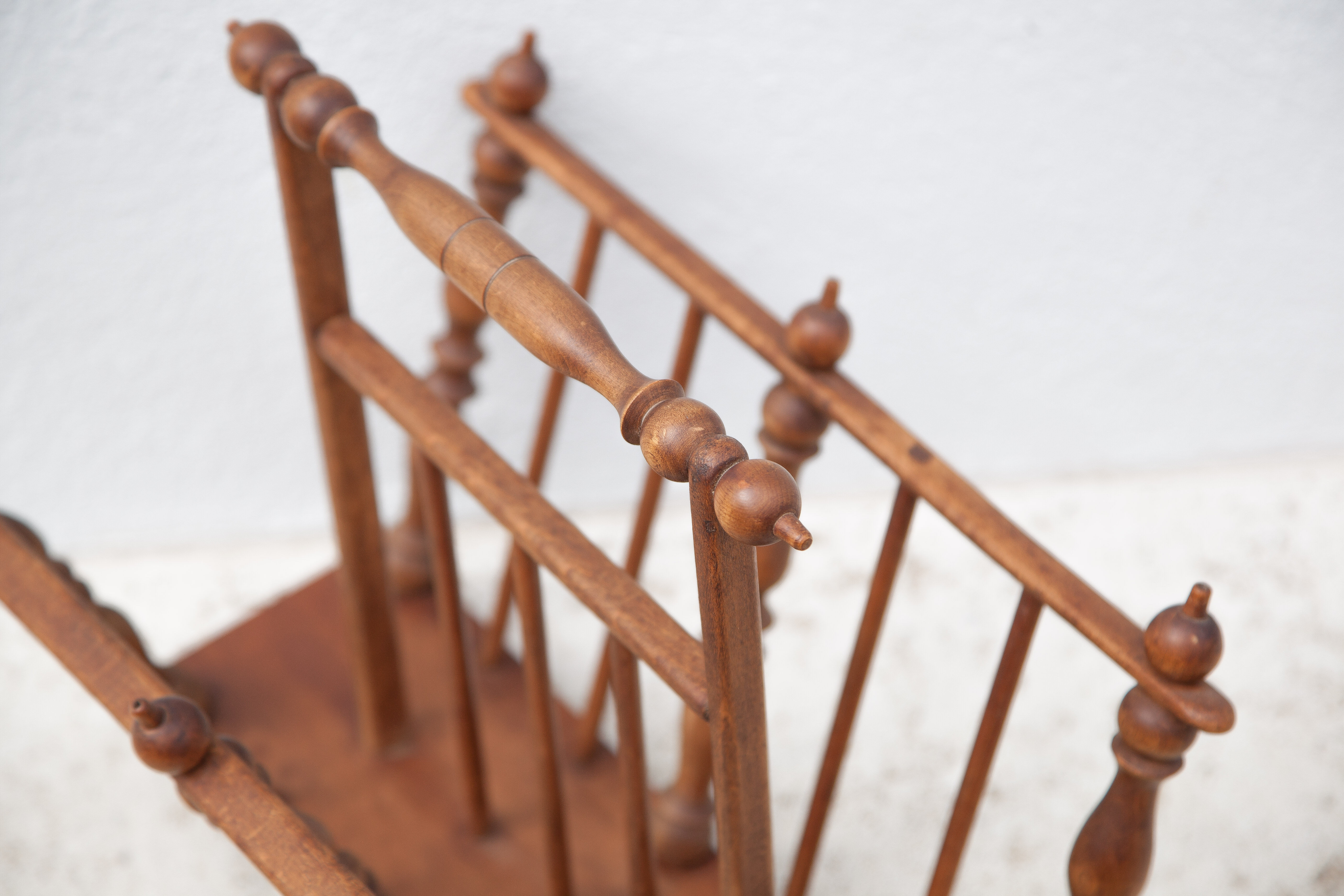 Wood magazine holders, newspaper holders, magazine