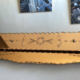 1940s smoked mirror with glazing bars