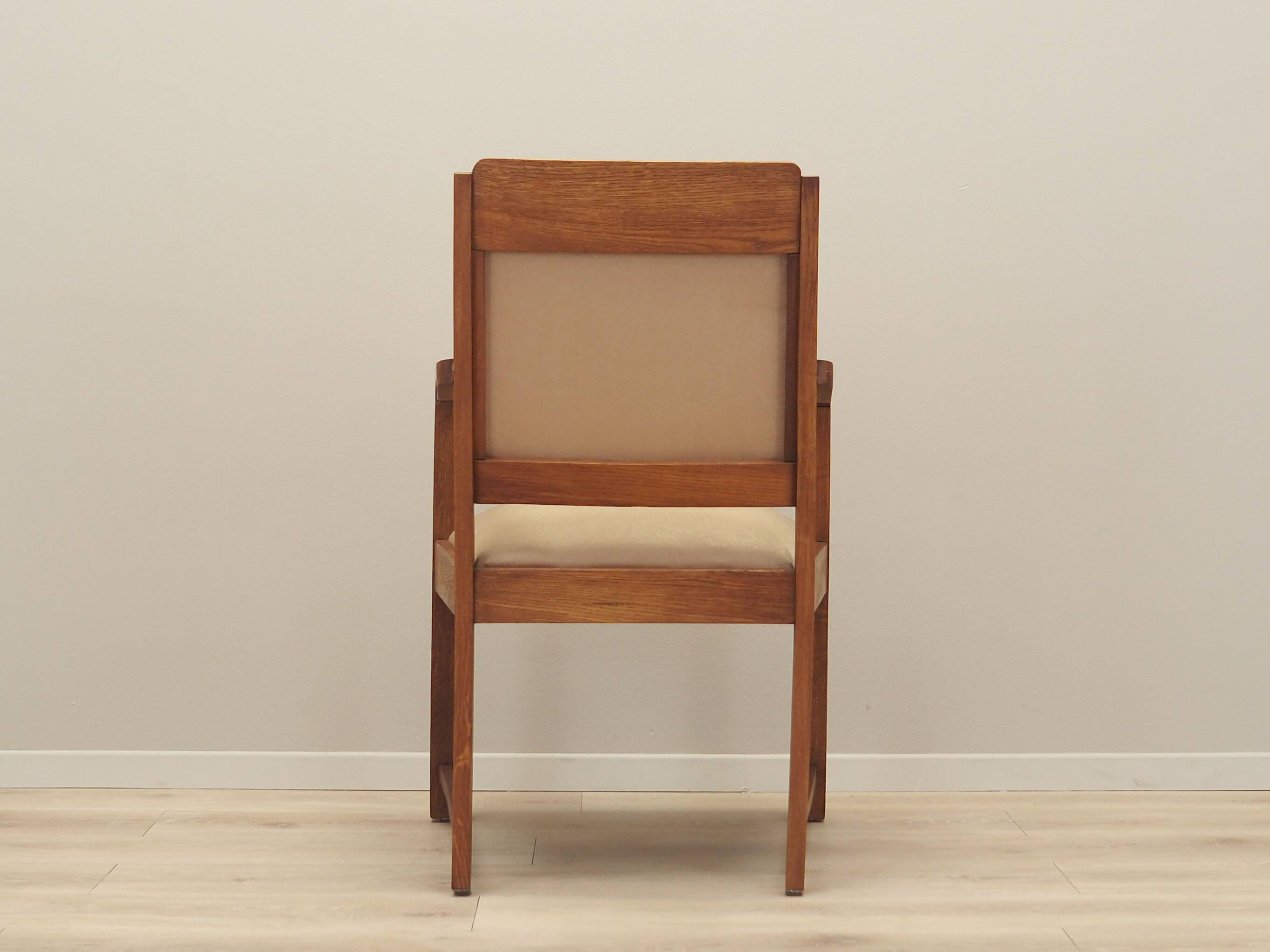 Oak armchair, Art Déco, 1950s, production: Denmark