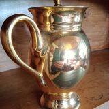 Chimera spout coffee pot in porcelain covered with gilding, Delvaux Paris