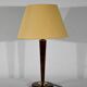 Mahogany and Brass lamp,1950