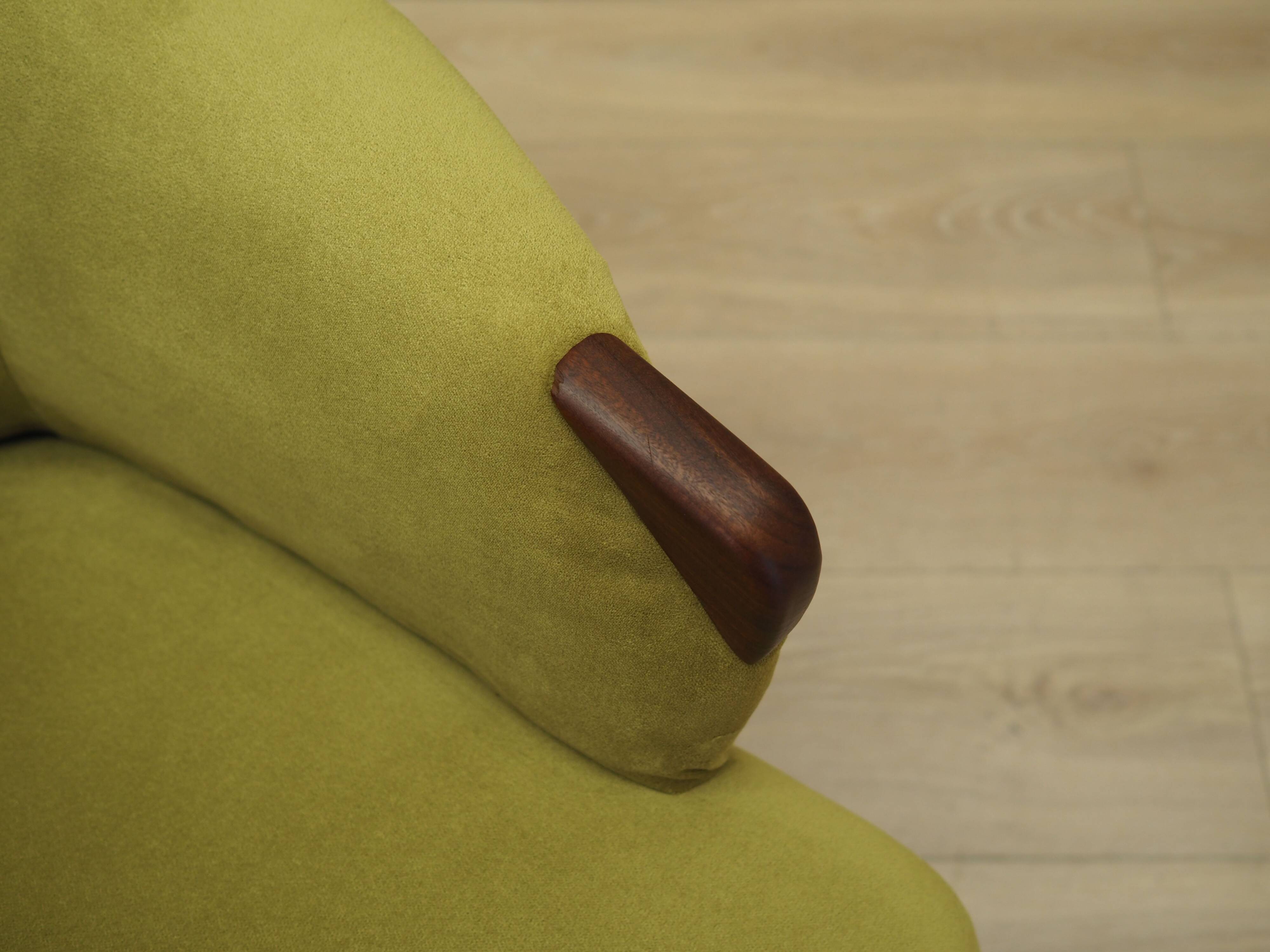 Green armchair, Danish design, 1970s, production: Denmark