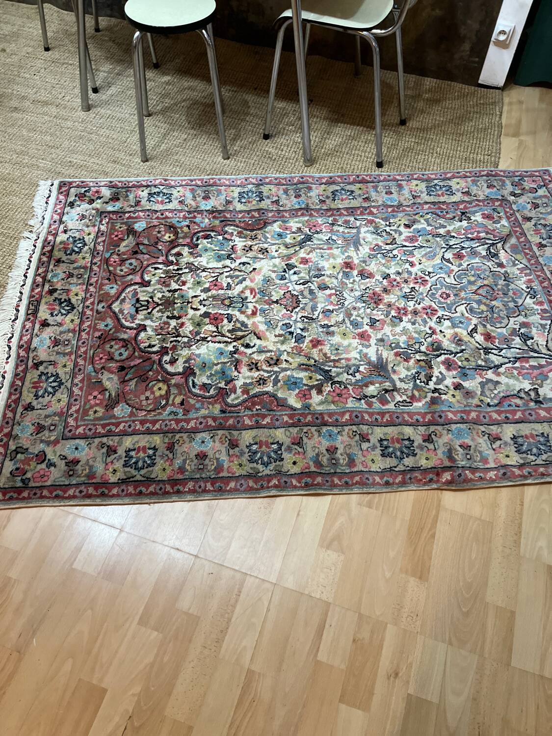 Oriental silk rug