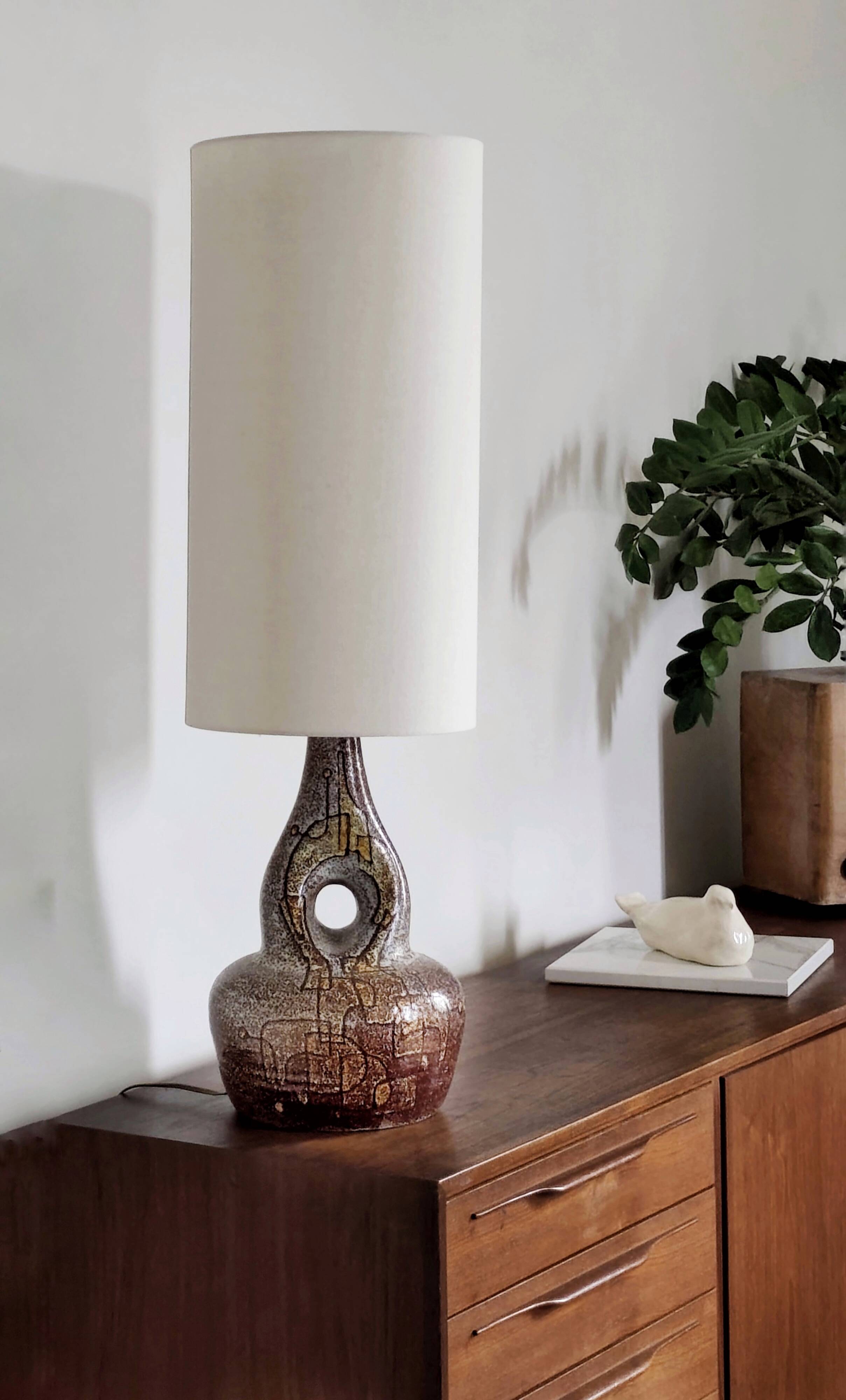 Large Accolay ceramic lamp