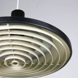 Mid-century industrial danish black pendant lamp, 1960s