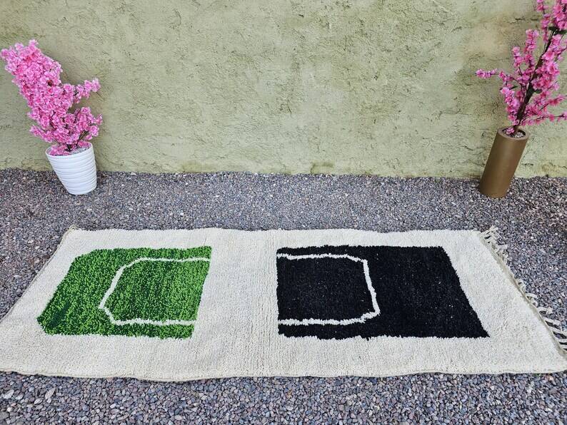Handmade hallway rug 100cm x 300cm