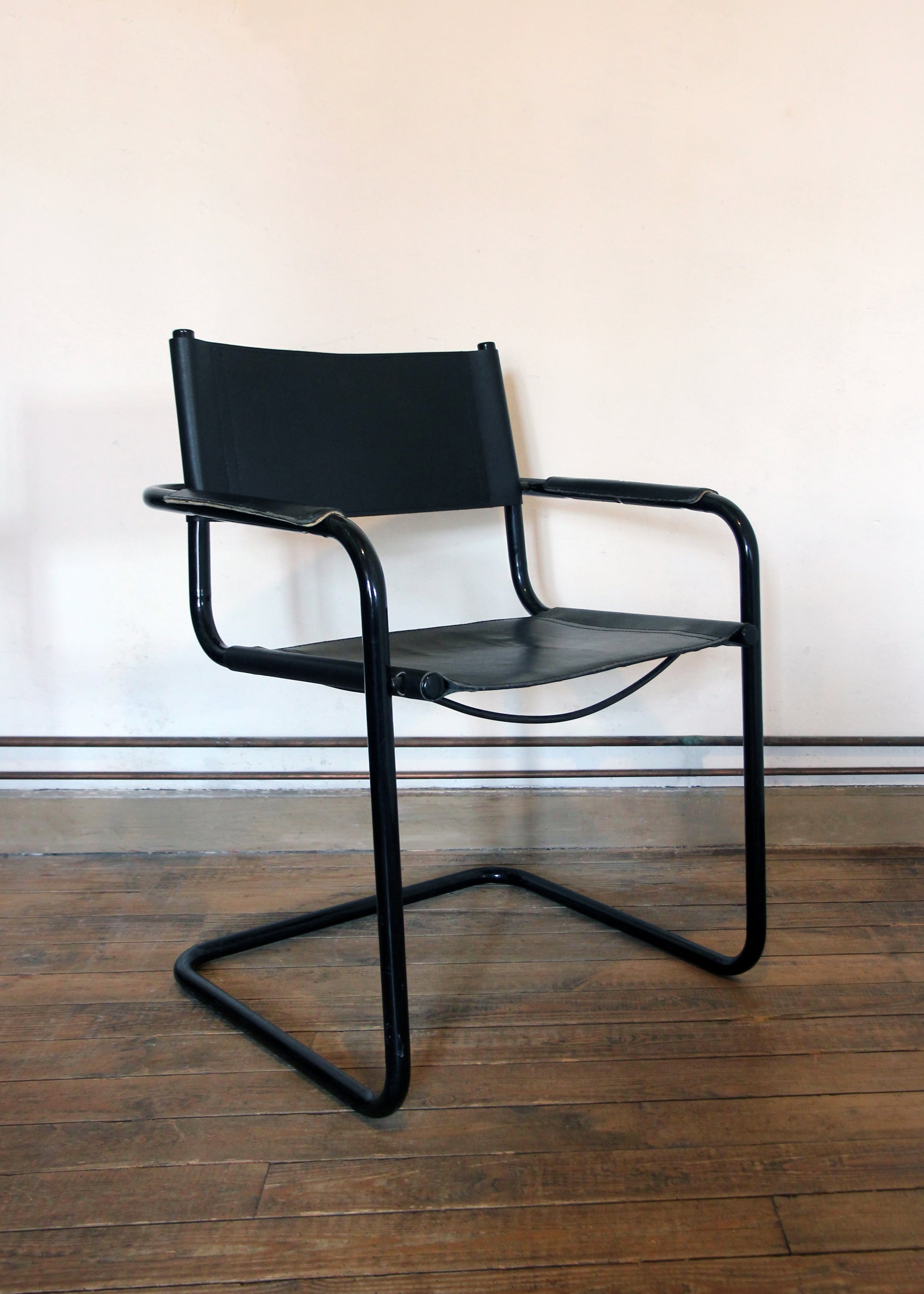 Pair of armchairs cantilever bauhaus 70s