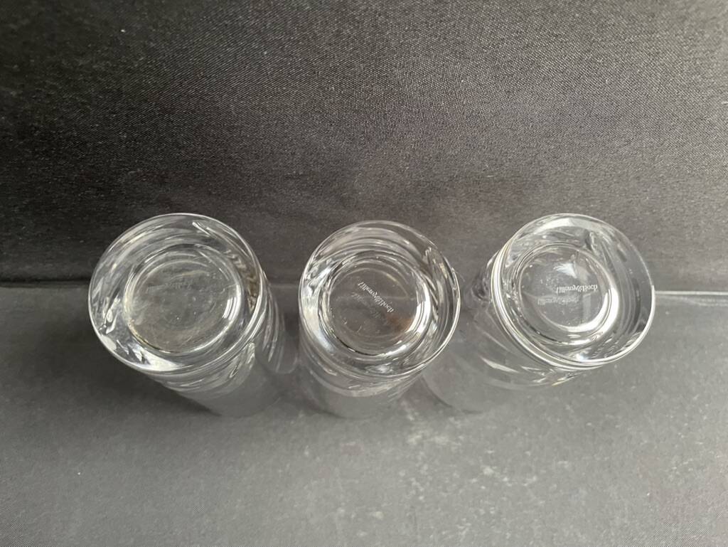 3 Large Villeroy & Boch glasses
