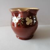 Glazed terracotta Savoy milk jug