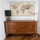 Magnificent enfilade buffet bahut gaston poisson in solid wood.