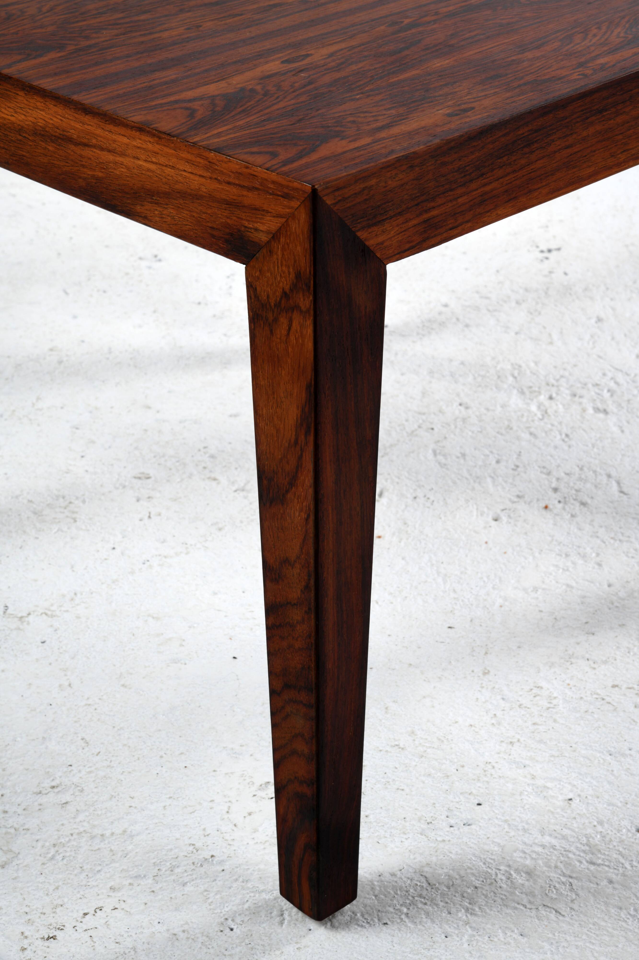 Scandinavian rosewood coffee table