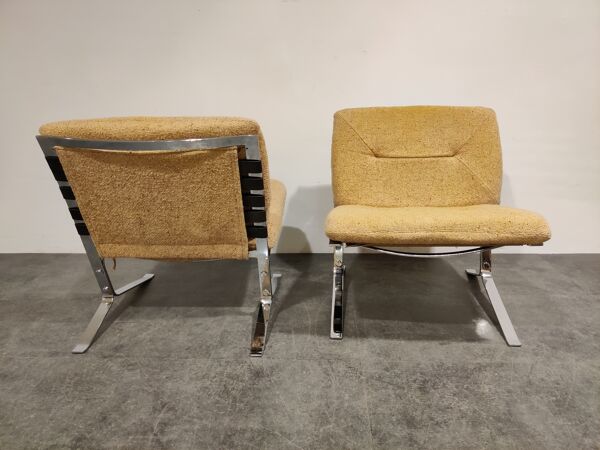 Paire de fauteuils Joker par Olivier mourgue, années 1970