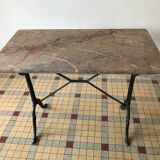 Bistro table on marble