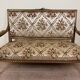 Louis XVI Style Bench In Golden Wood, mid-19th century