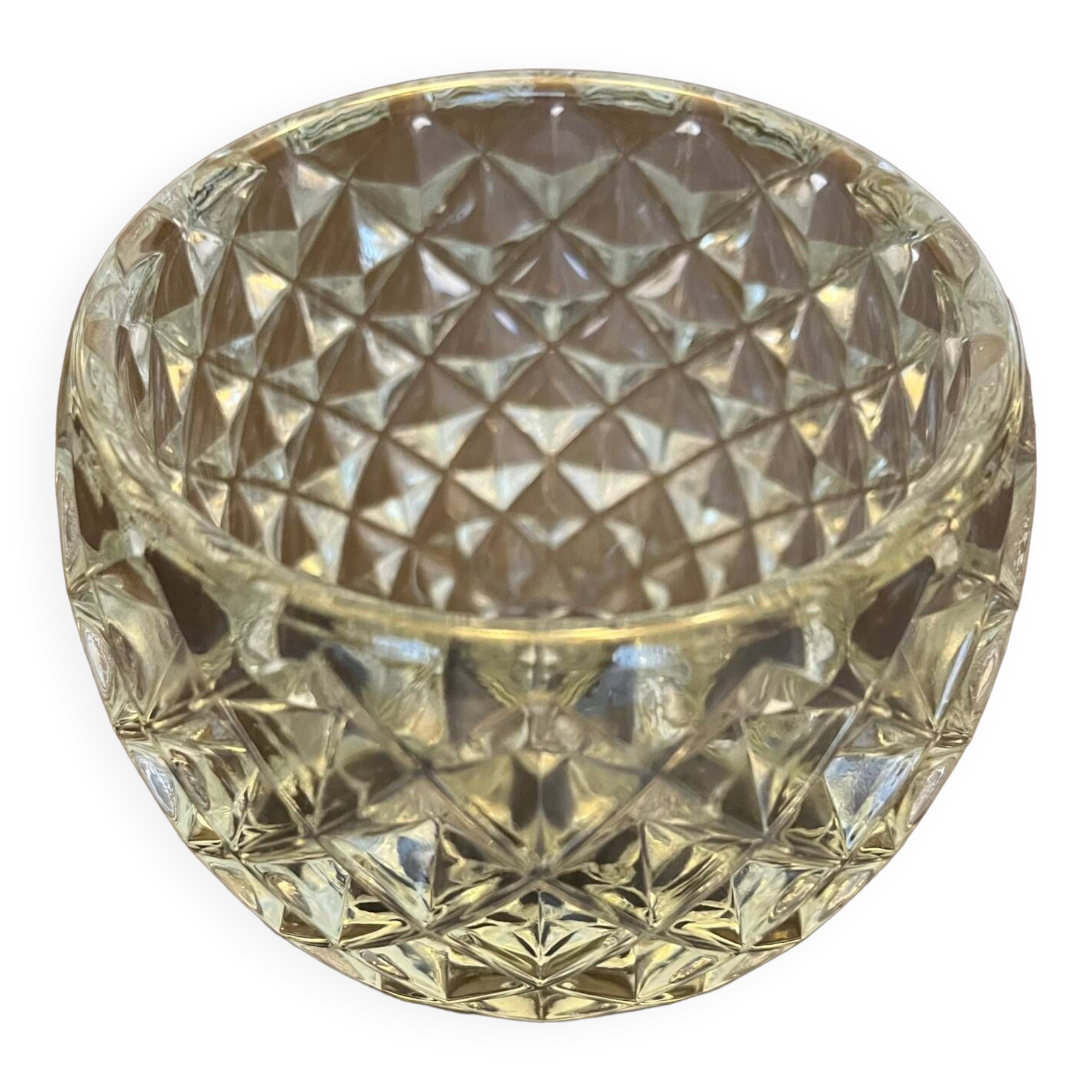 Glass ball vase