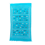 Moroccan Berber carpet turquoise bohemian