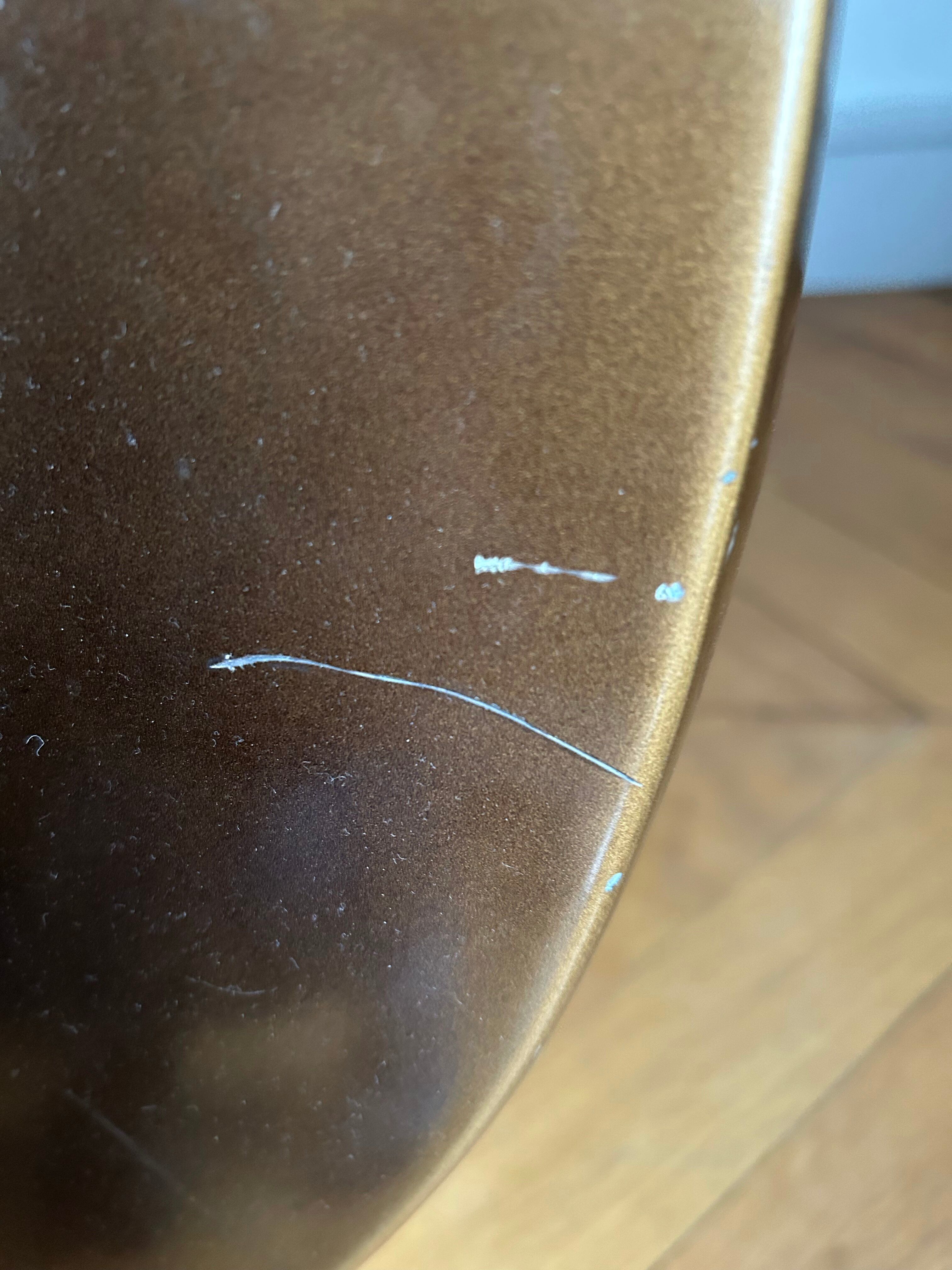 Retro fiberglass armchair