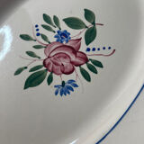 Hand-painted presentation plate Sarreguemines