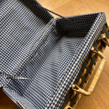 Wicker suitcase