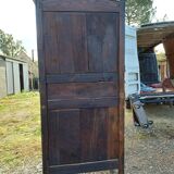 Armoire 19 ème en noyer 2 portes 2 tiroirs
