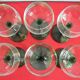Lot 6 glasses on foot with white wine Height 16.5 cm