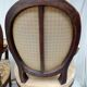 Pair of Louis XVI-style convertible armchairs
