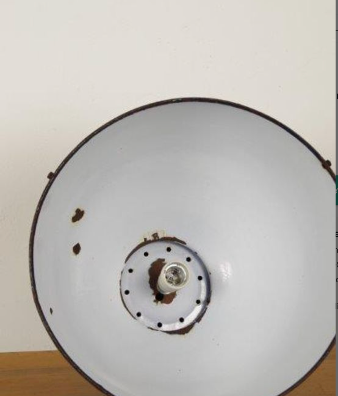 Industrial suspension blue gray