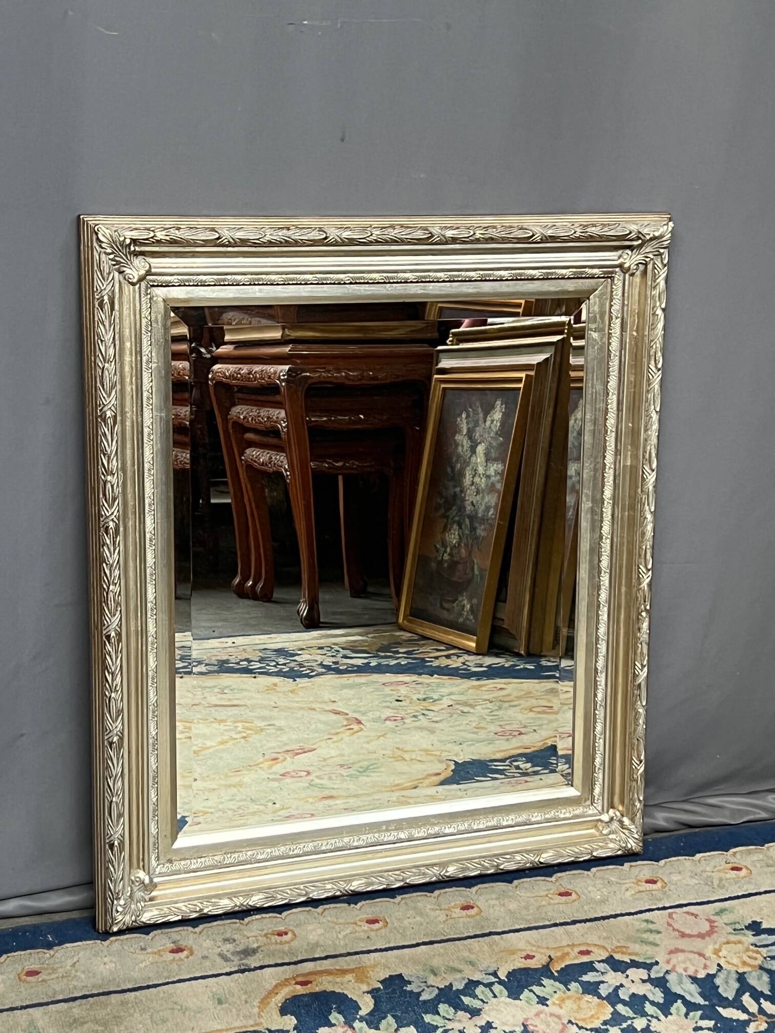 Faux mirror in a beautiful baguette frame
