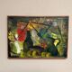 Original Swedish oil on canvas “Still Life” by Pierre Mas, vintage & framed 67x47cm