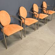 Vintage dining chairs by Belgochrom, set of 4 - 1980s