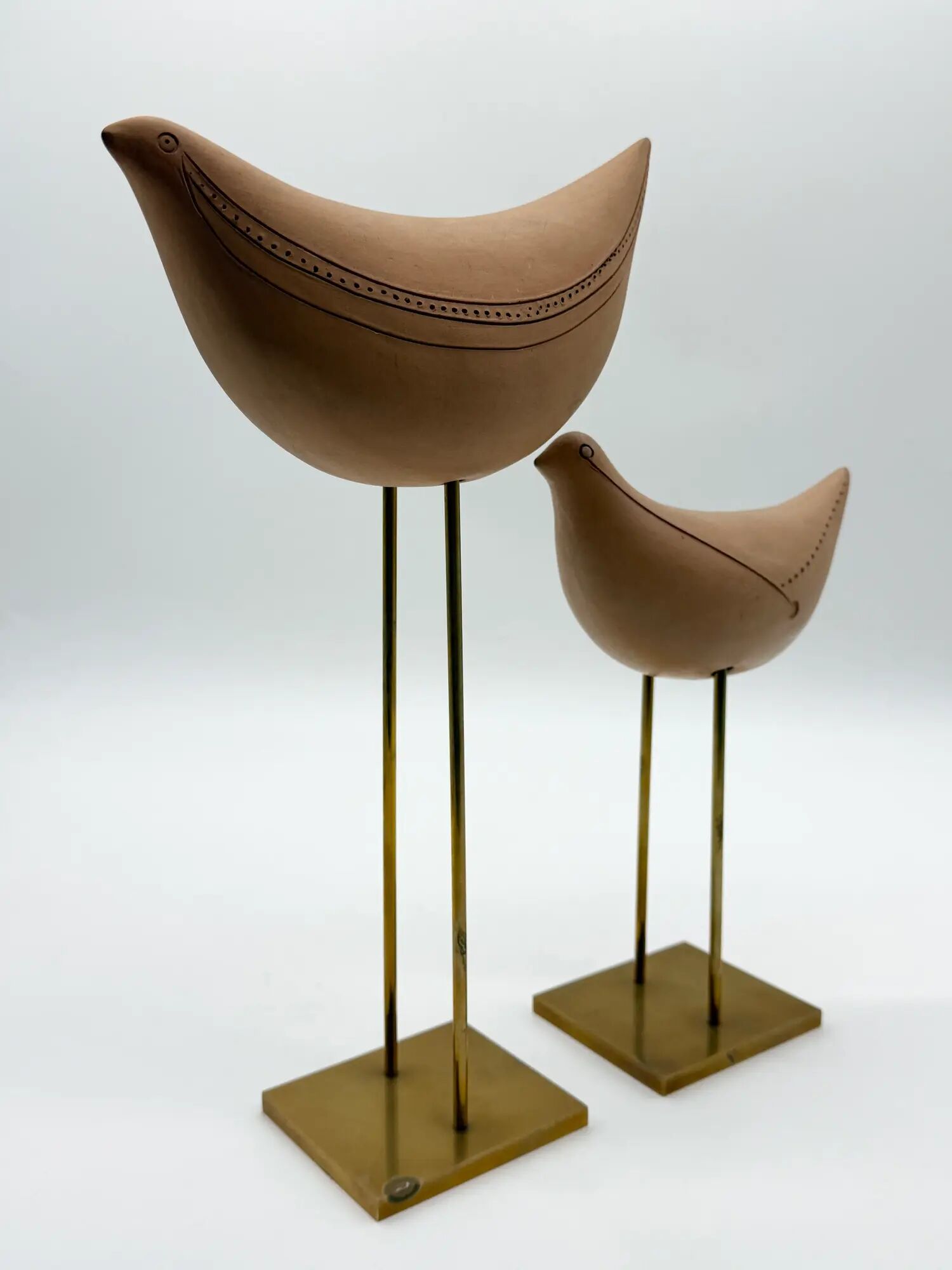 Pair of birds "Birds" — Aldo Londi for Bitossi Ceramiche, Italy 1960s