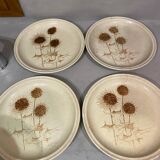 Set of 6 sarreguemine plates